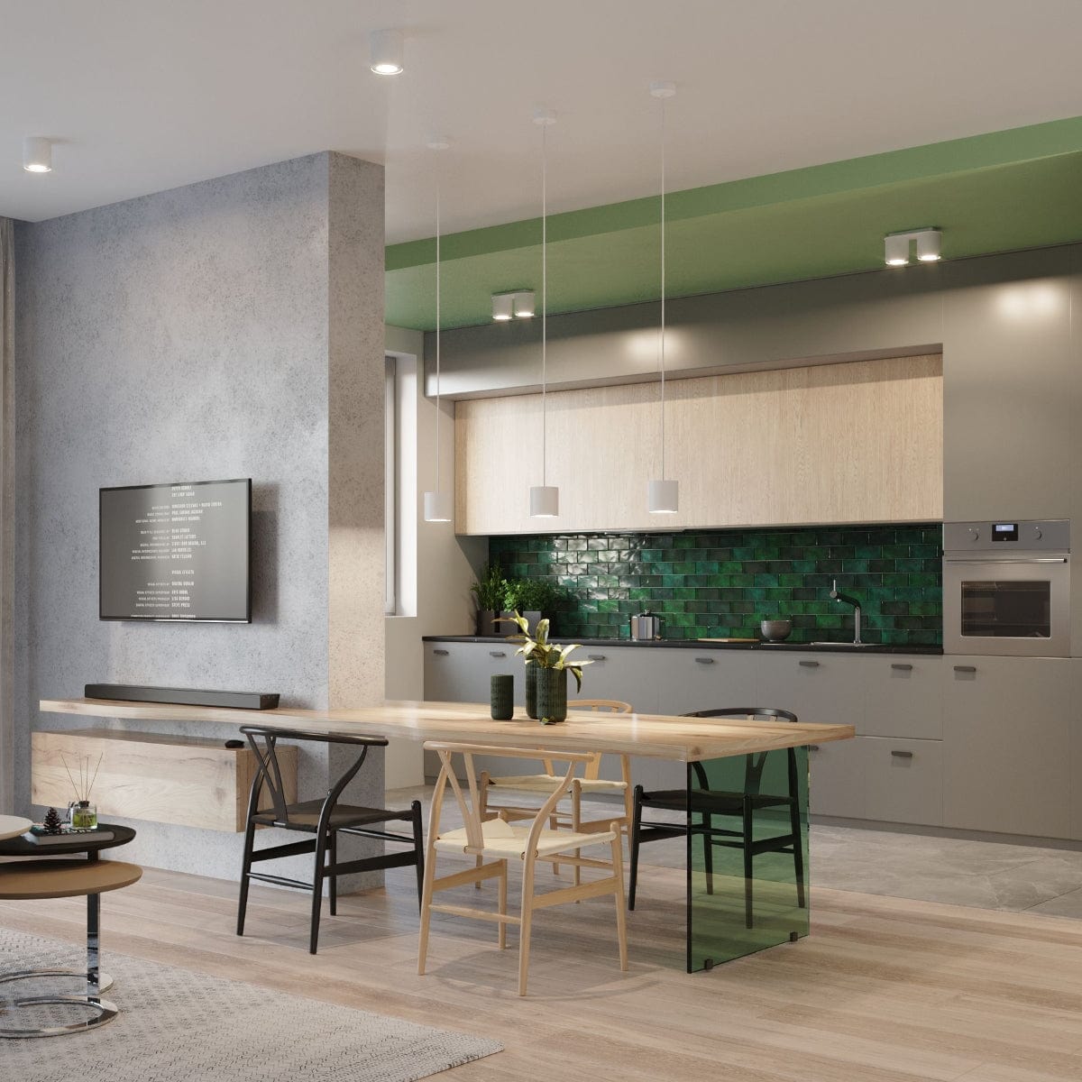 Orbis Vit Tak/ Vägglampa - Dubbel Cylindrisk Skärm - Aluminium - Modern Carvallo