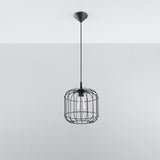Pendellampa Celta Black - Modern Designer Hängande Lampa - Justerbar Höjd - Geometrisk Skärm - Utbytbar E27 Lampa - Stilig & Funktionell Carvallo