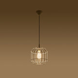 Pendellampa Celta Vit - Modern Geometrisk Design - Justerbar Hänghöjd - Utbytbar E27-lampa - Elegant och Mångsidig Belysningslösning Carvallo