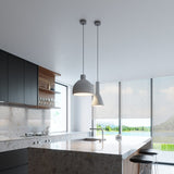 Pendellampa Damaso - Industriell betongdesign - Minimalistisk loftstil - Hållbar ljusgrå betong - Universellt monteringssätt - Utbytbart E27-ljusbulb Carvallo