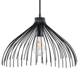 Hängande lampa stål Umb industriell design E27 Carvallo