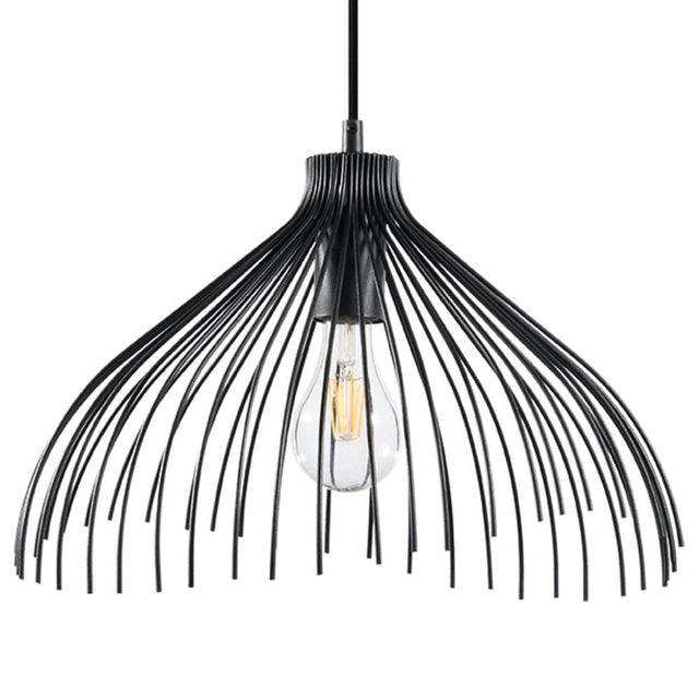 Hängande lampa stål Umb industriell design E27 Carvallo