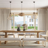 Pendellampa trä Aprilla Skandinavisk Design E27 Carvallo