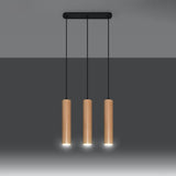 Pendant lamp wood Lino Skandinavisk Design GU10 Carvallo