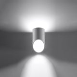 Penne Minimalist Vit Aluminium Vägglampa - Modern G9 LED Lampa - 10x12x20 cm Carvallo