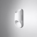 Penne Vit Aluminium Vägglampa - Minimalistisk G9 LED Lampa - 10x12x30 cm Carvallo