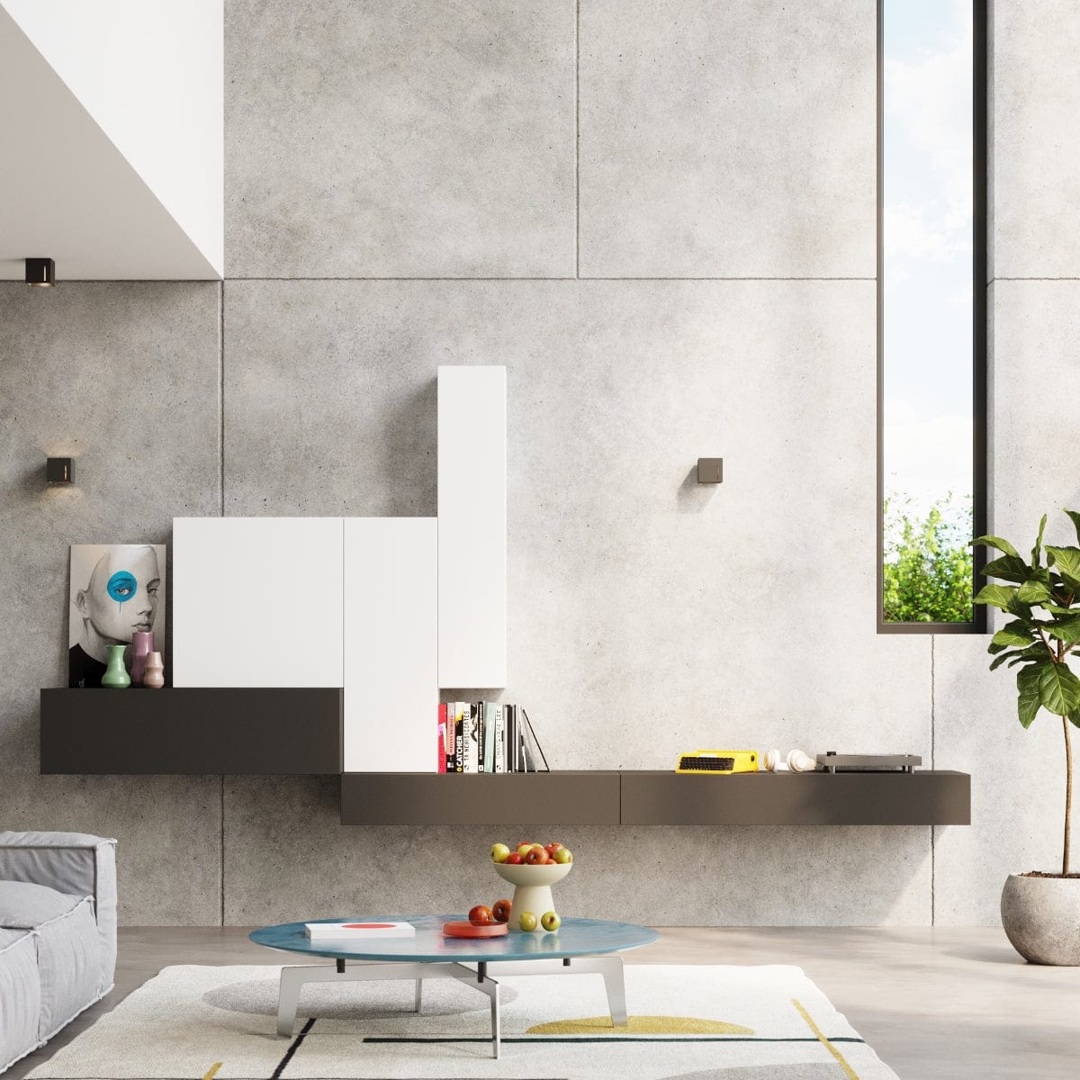 PIXAR Taklampa - Svart - Modern Aluminiumdesign - Perforerad Skärm - Utbytbart G9 Lampa - Futuristisk Belysning - Lätt Montering på Yta Carvallo