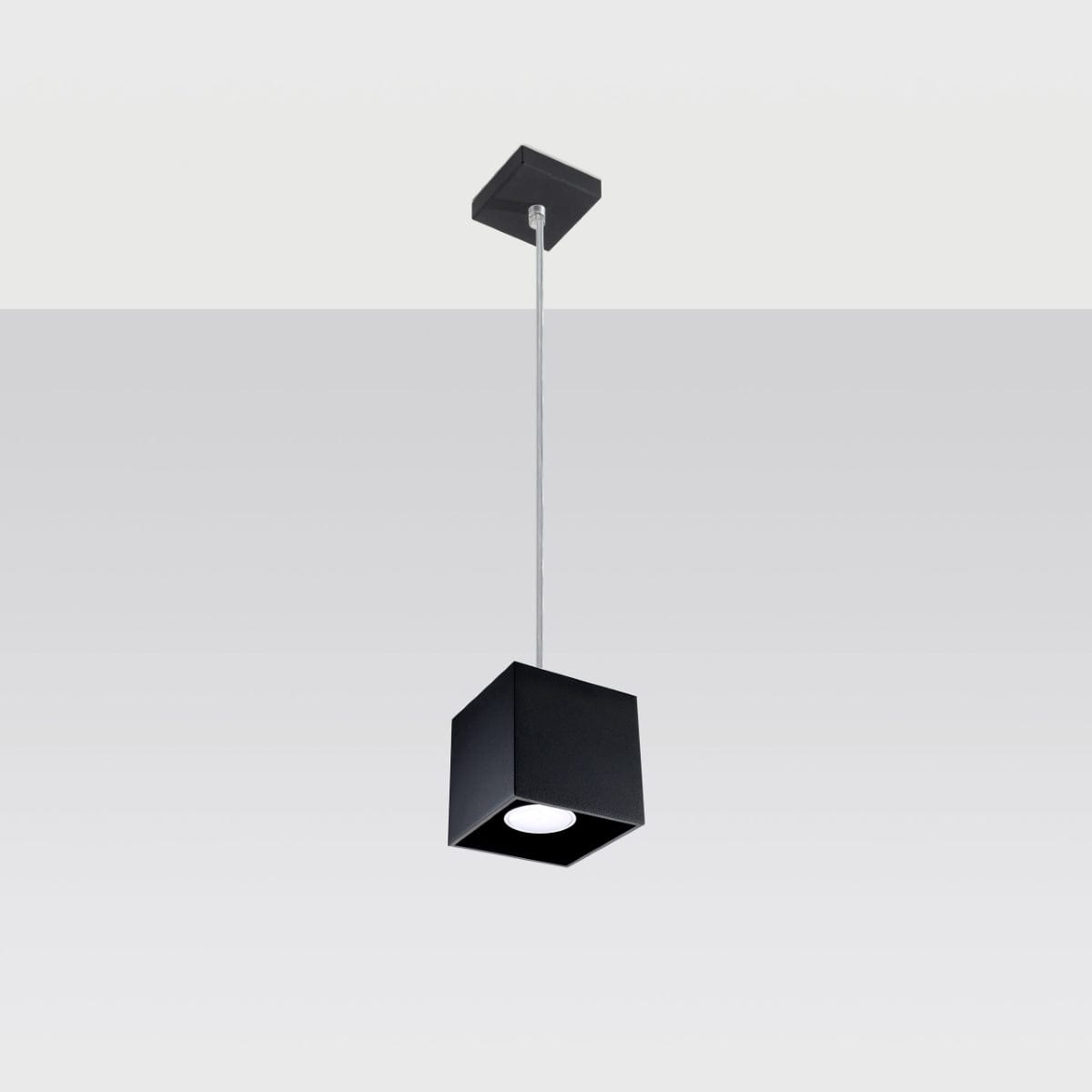 Quad Black Taklampa - GU10 Lampa - Modern Aluminiumdesign - 10x110 cm Carvallo