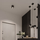 Quad Black Wall Lamp - G9 Light - Aluminum - Modern Stil - 10x12 cm Carvallo