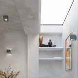 QUAD Taklampa 1 Antracit - Minimalistisk Design - Lätt att Rengöra - Snabb Installation - Hög Hållbarhet - Utbytbara GU10 Ligor - Flera Färg- och Texturalternativ Carvallo