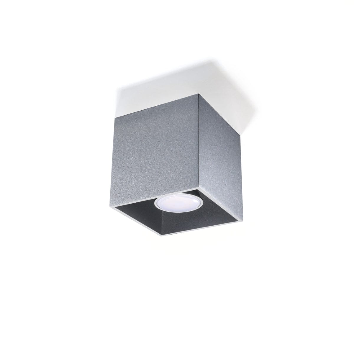 Quad Gray Aluminum Taklampa - Modern Stil - Justerbar Belysning - LED Kompatibel Carvallo