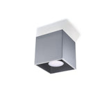 Quad Gray Aluminum Taklampa - Modern Stil - Justerbar Belysning - LED Kompatibel Carvallo