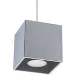 Quad Gray Ceiling Lamp - GU10 Light - Sleek Aluminum Design - 10x110 cm Carvallo