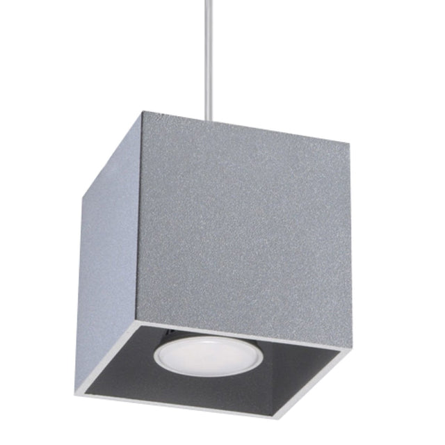 Quad Gray Ceiling Lamp - GU10 Light - Sleek Aluminum Design - 10x110 cm Carvallo