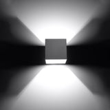 Quad Gray Vägglampa - G9 Ljus - Aluminium - Modern Stil - 10x12 cm Carvallo