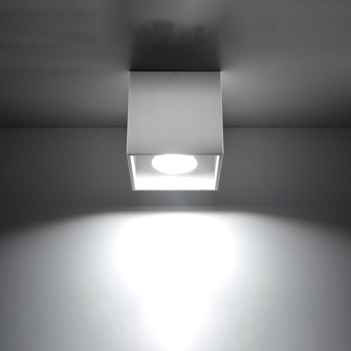 Quad Vit Aluminium Taklampa - Modern - Justerbar LED belysning - Stilren design Carvallo