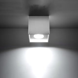 Quad Vit Aluminium Taklampa - Modern - Justerbar LED belysning - Stilren design Carvallo
