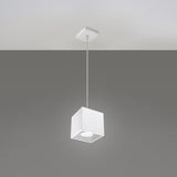 Quad Vit Taklampa - GU10 Ljus - Modern Aluminiumdesign - 10x110 cm Carvallo