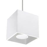 Quad Vit Taklampa - GU10 Ljus - Modern Aluminiumdesign - 10x110 cm Carvallo