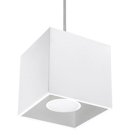 Quad Vit Taklampa - GU10 Ljus - Modern Aluminiumdesign - 10x110 cm Carvallo