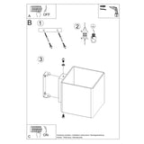 Rico Taklampa - Vit Glas Skärm - G9 LED Fäste - Minimalistisk Design Carvallo