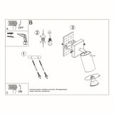 Ring Modern Spotlight - Justerbar GU10 Stål Belysning - Vit - 8x16x8 cm Carvallo