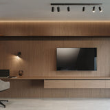 Ring Single Black Spotlight - Justerbar Modern Stål Taklampa - 8x16x8 cm Carvallo