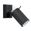 Ring Single Black Spotlight - Justerbar Modern Stål Taklampa - 8x16x8 cm Carvallo