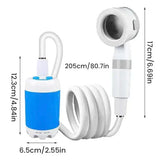 CampFlow - Bärbar Duschenhet med Vattenpump-Portabel Dusch-BB-Hemnix