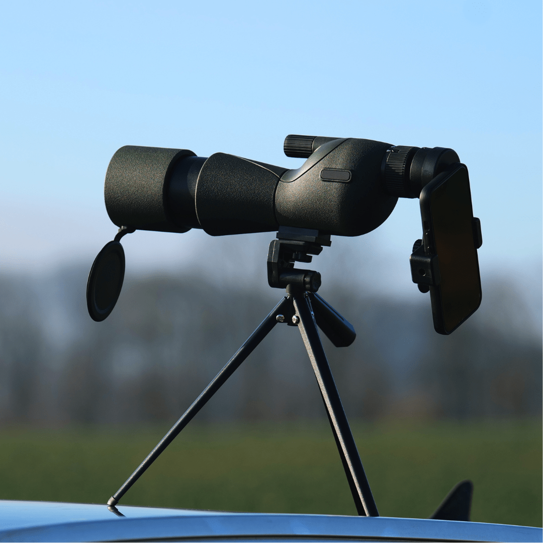 Carvallo – Zoomspottinghuvud med 25–75x förstoring och bred 60 mm lins Carvallo