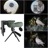 Carvallo – Zoomspottinghuvud med 25–75x förstoring och bred 60 mm lins Carvallo