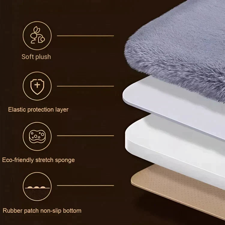 Carvallo - Lyxig Förstärkt Pläden Bilsäteskudde Set Carvallo