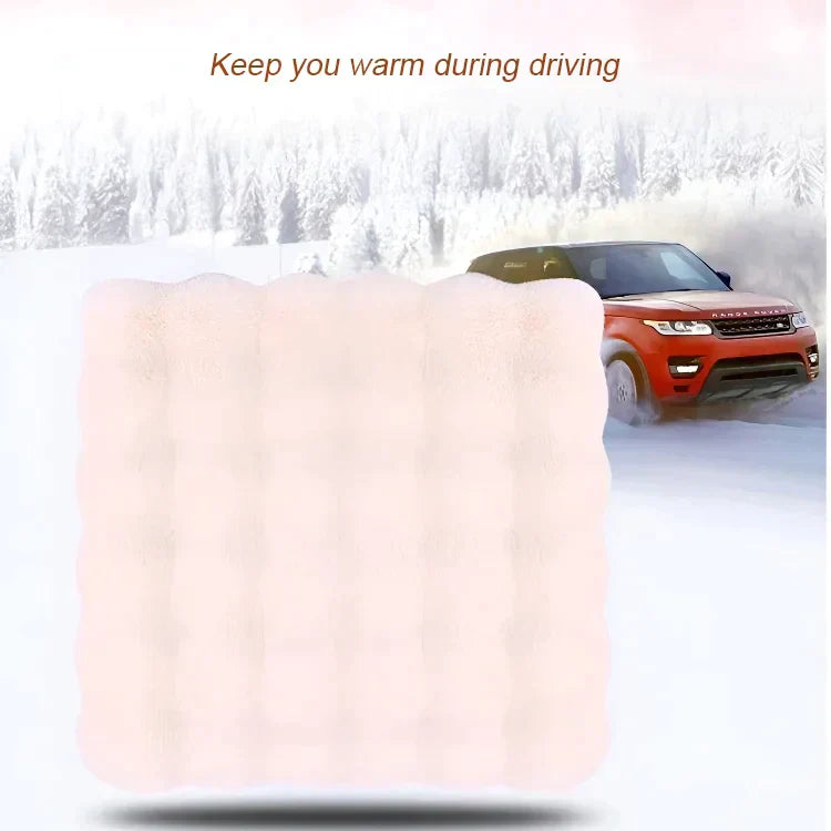 Carvallo - Lyxig Förstärkt Pläden Bilsäteskudde Set Carvallo