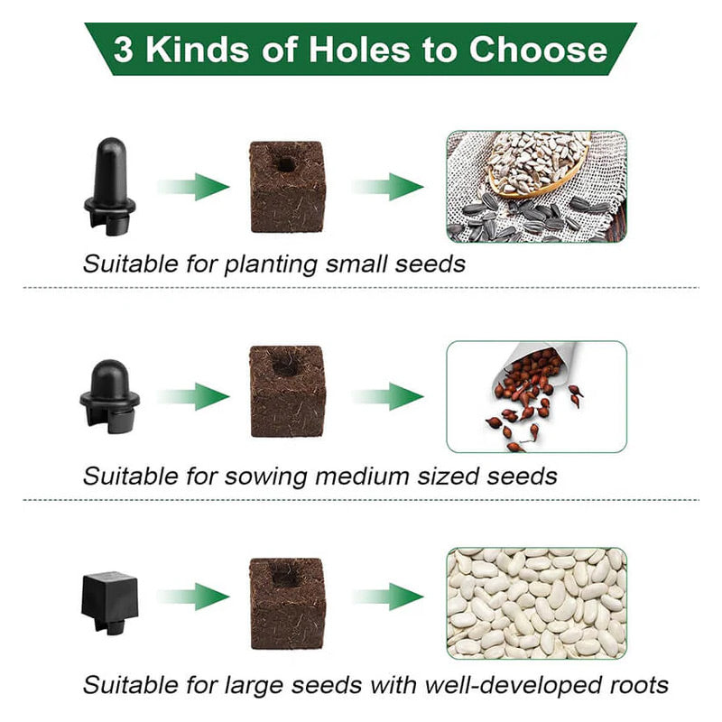 Carvallo - Manuell klumpbildare, markblockerare, trädgårdsverktyg för sådd Carvallo