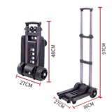 Carvallo Fold – Stark vid bärande, liten vid förvaring Carvallo