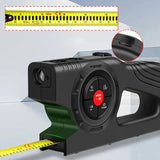 Royallure 3-i-1 Digital Laser Mätare – Måttband, Laser & Krysslinje, Bakgrundsbelyst LCD Carvallo