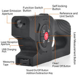 Royallure 3-i-1 Digital Laser Mätare – Måttband, Laser & Krysslinje, Bakgrundsbelyst LCD Carvallo