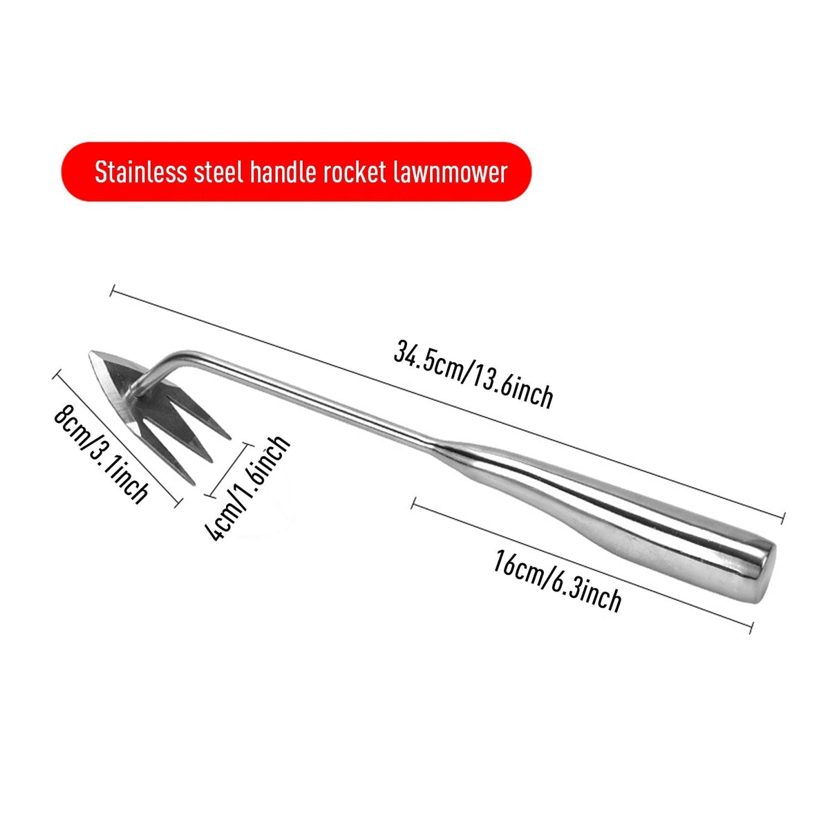 Royallure Premium Rostfritt Stål Ogräsklippare och Gräsklippartool Carvallo