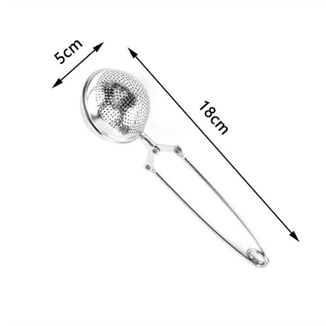 Carvallo - Rostfritt stål te-filter med lång stjälk Carvallo