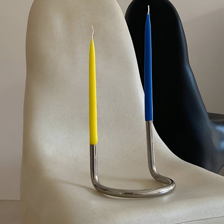 Stainless Steel U-Formad Kandelaberhållare Carvallo