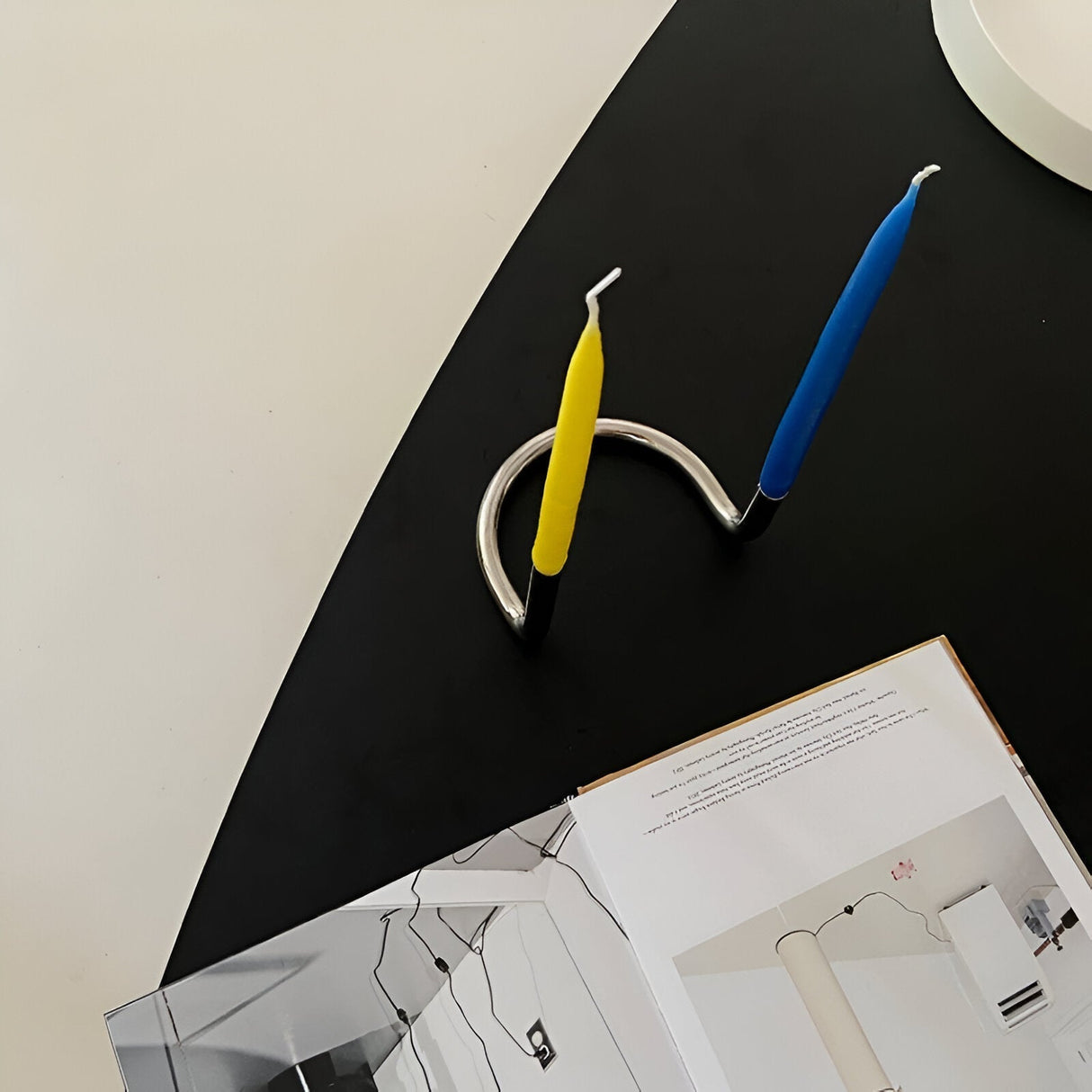 Stainless Steel U-Formad Kandelaberhållare Carvallo