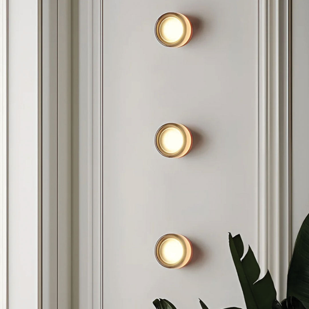 Vägglampa Modern LED Rund Akrylarmatur Carvallo