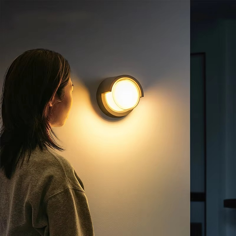 Utomhus vägglampa vattentät rörelsesensor LED Carvallo