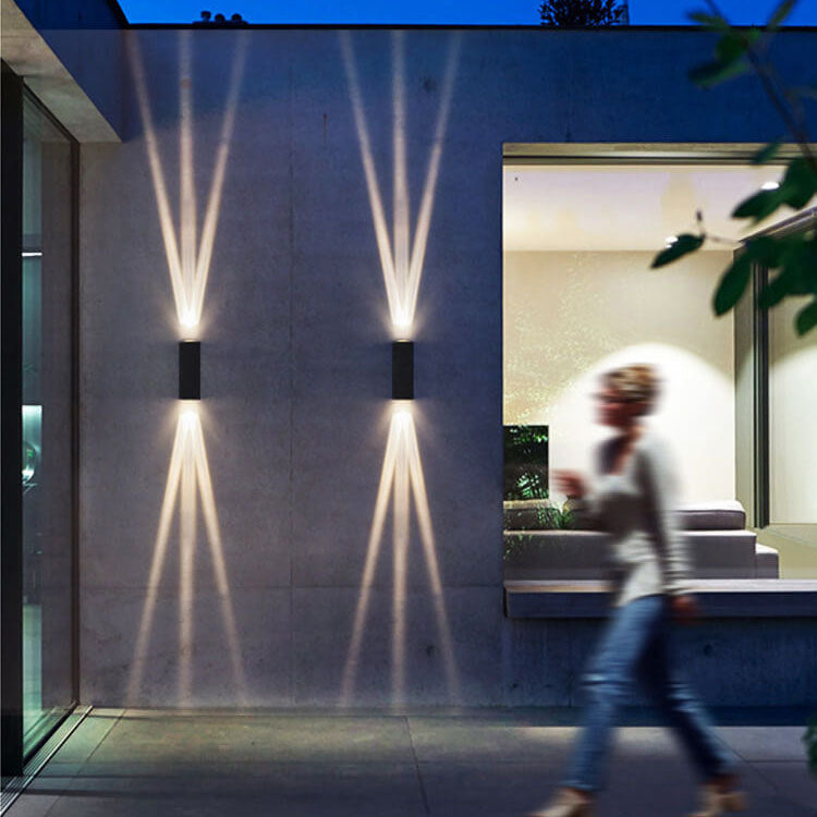 Vägglampa Modern Svart Utomhus LED Armatur Carvallo