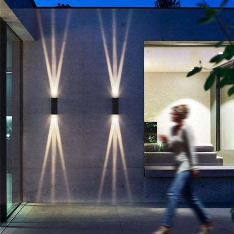 Vägglampa Modern Svart Utomhus LED Armatur Carvallo