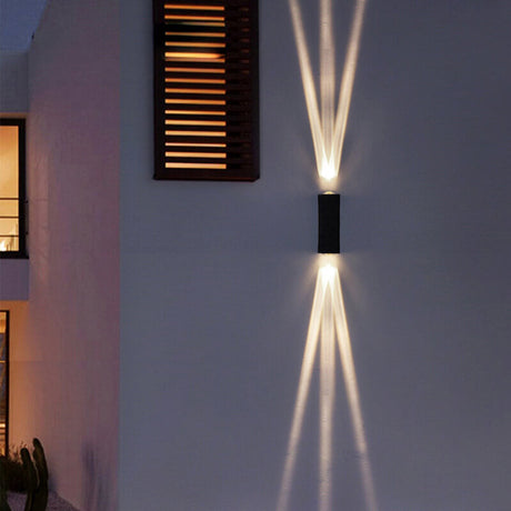 Vägglampa Modern Svart Utomhus LED Armatur Carvallo