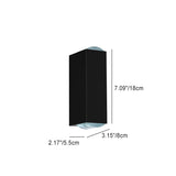 Vägglampa Modern Svart Utomhus LED Armatur Carvallo
