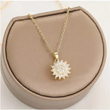 Spinning Sunflower Halsband