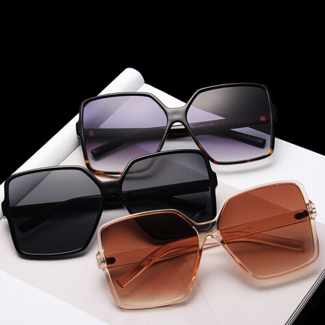Överdimensionerade Fyrkantiga Solglasögon-Sunglasses-Bellasverige-Hemnix