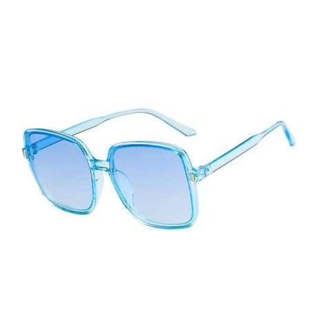 Överdimensionerade Fyrkantiga Solglasögon-Sunglasses-Bellasverige-Blå-Hemnix